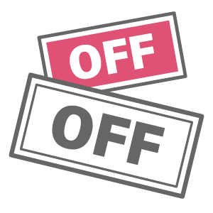 全商品10％以上OFF